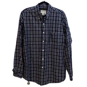 eddie bauer buttons button down shirt